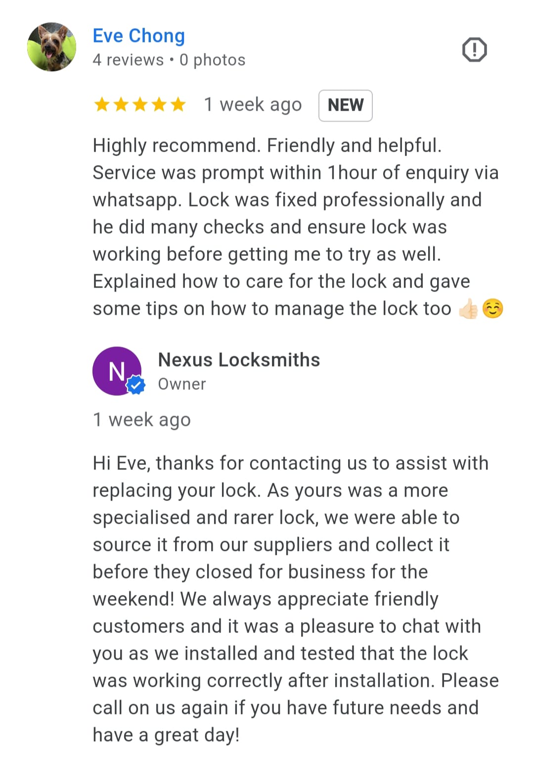 nexus_locksmiths_review_eve